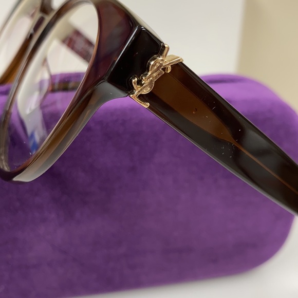 Yves Saint Laurent Logo Oversized Eyeglasses - Picture 8 of 9